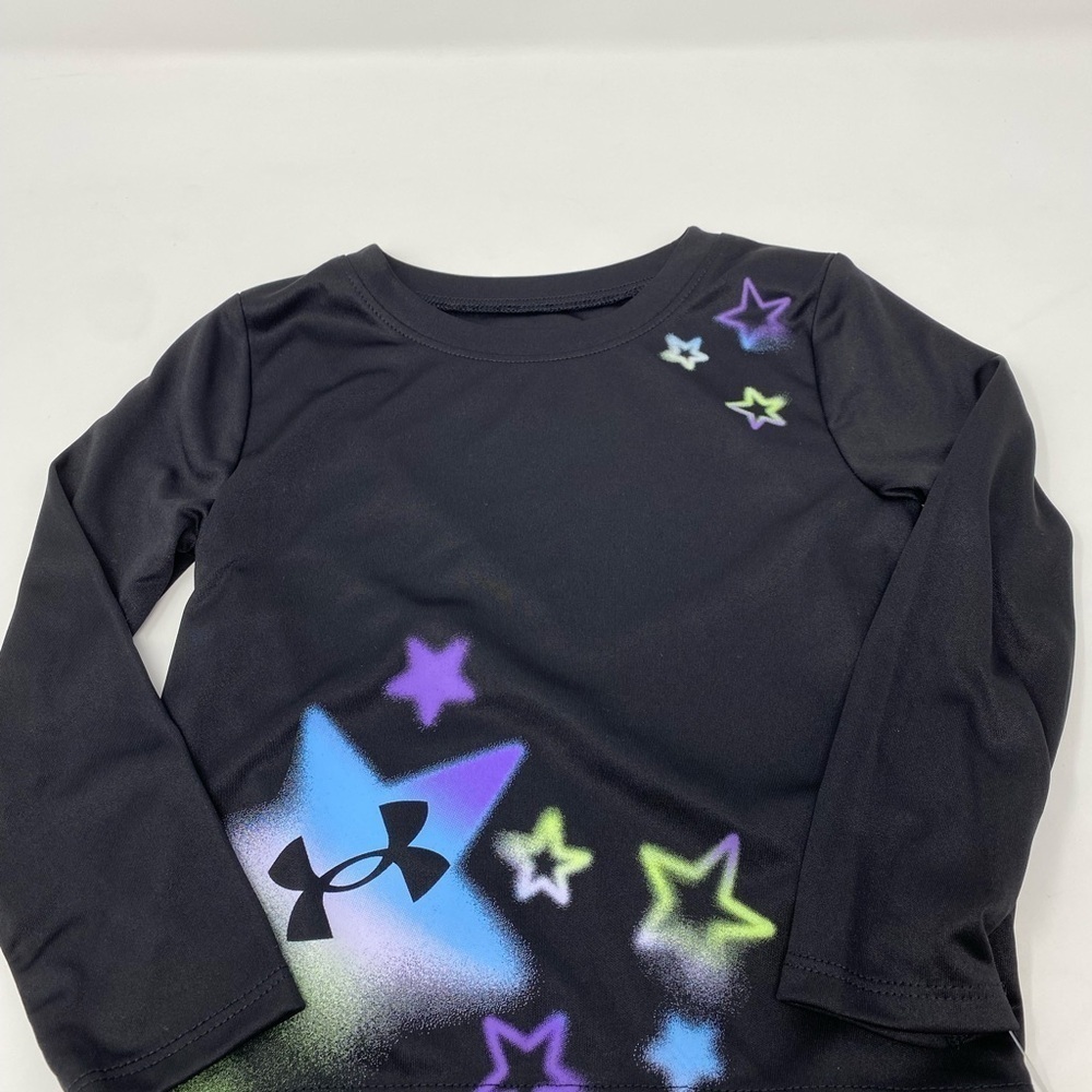 NEW - Under Armour Toddler Girls' Long Sleeve Shirt - Picture 3 of 7